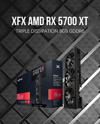 2560 Çekirdek Radeon Rx 5700 Xt Grafik Kartı, 8GB GDDR6 ETH Madencilik Grafik Kartı