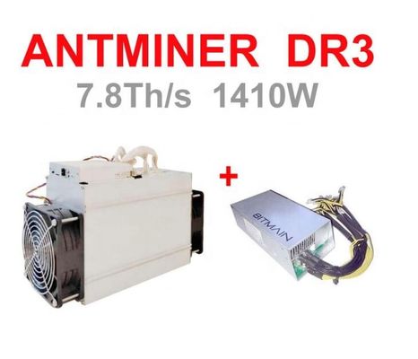 DCR Madeni Para madenciliği için Bitmain Antminer DR3 7.8th Blake256r14 Asic