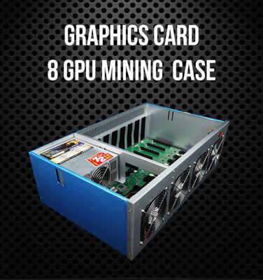 4GB DDR3 Notebook ile Ethereum 8pcs GPU Madencilik Rig Makinesi
